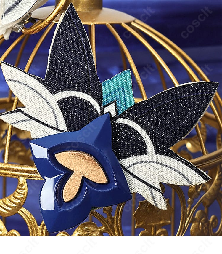 ヴィタ衣装のアクセサリー・髪飾り一式。ヘッドパーツと首飾りのディテール。