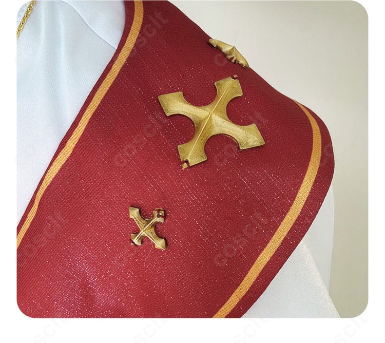 スタフェス衣装のサイズ表イメージ。S〜XLの寸法ガイドで選択をサポート