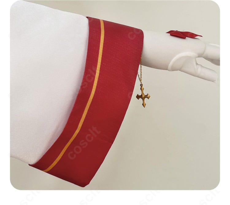 スタフェス衣装の肩章・肩飾りディテール。立体感のあるエポーレットでステージ映え