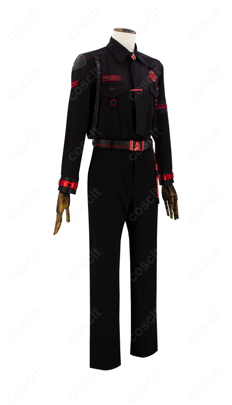 セイヤ コスプレ衣装の右側ディテール。縫い目のラインとサイドの落ち感が強調されたクールな印象。