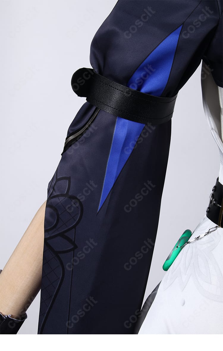 ジェイド 十の石心コスプレ衣装・左袖の装飾とステッチ確認