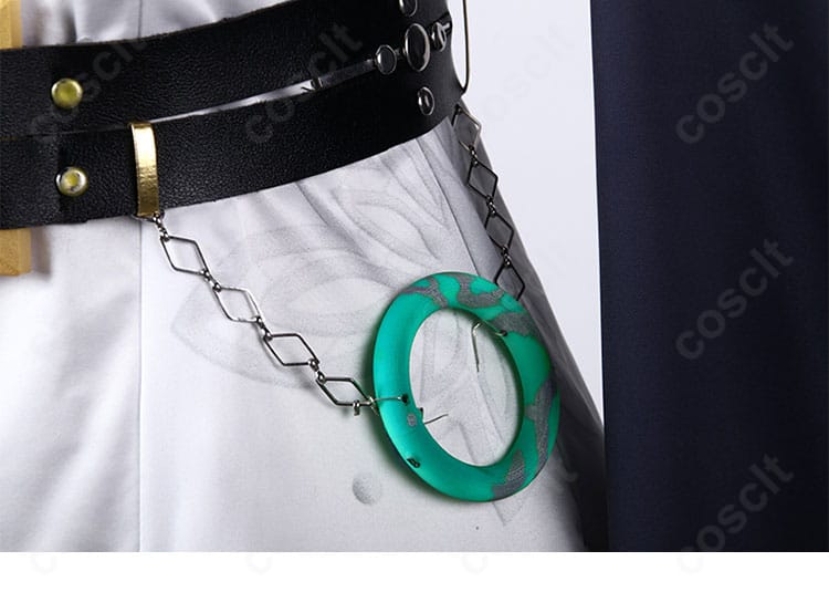 ジェイド 十の石心コスプレ衣装の腰飾りパーツの近接写真