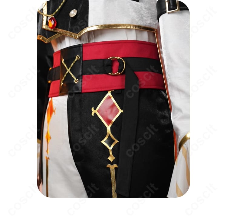 ウエスト装飾とチェーン落ち感、シルエット形成の詳細