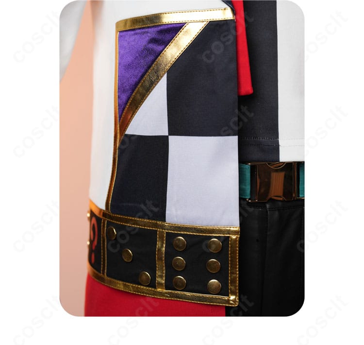 七種 茨 裾部分の装飾ディテール。コート裾のライン取りと縁取りの仕上げを示す画像。