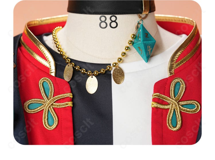 七種 茨 ネックレス・チョーカーのディテール。金属パーツの色味と質感、留め具構造がわかる拡大画像。