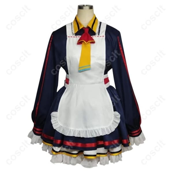 ブルーアーカイブ 愛清フウカ コスプレ衣装｜通気性よく高再現、撮影映えする上品メイド風セット