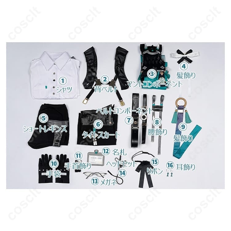 月城柳 コスプレ衣装｜上品×クールな再現度と快適設計、撮影・イベントに最適 - 3枚目の画像