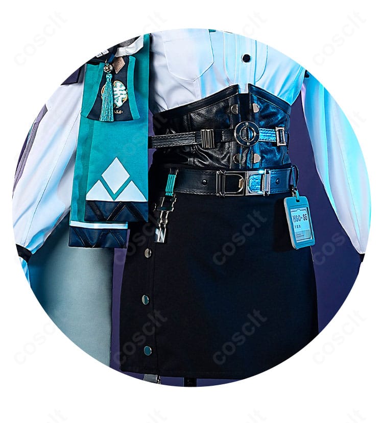 腰周りの装飾アップ:腰飾りとベルトコンポーネントの意匠と質感