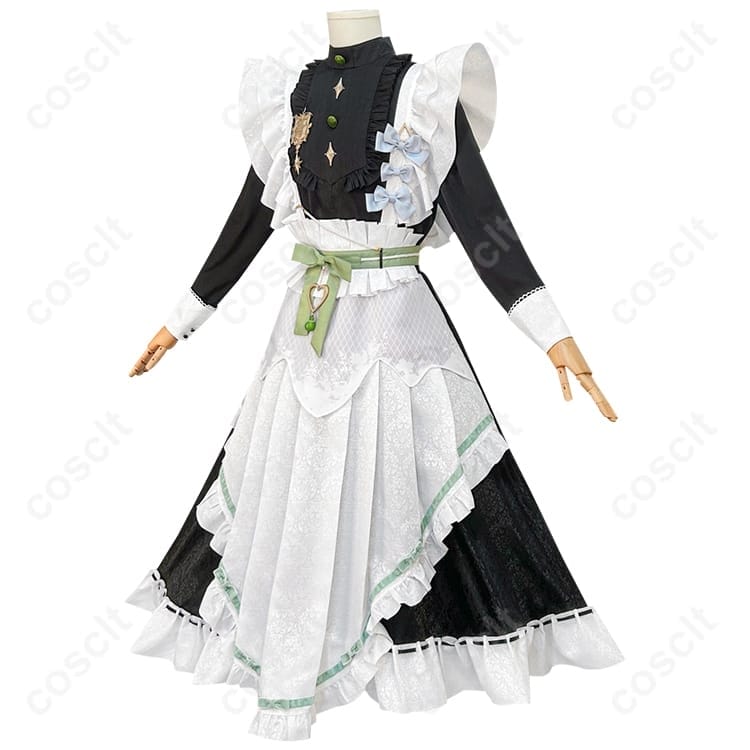 NU:カーニバル オリビン メイド服 コスプレ一式。上品シルエットで高再現、イベントから撮影まで活躍 - 2枚目の画像