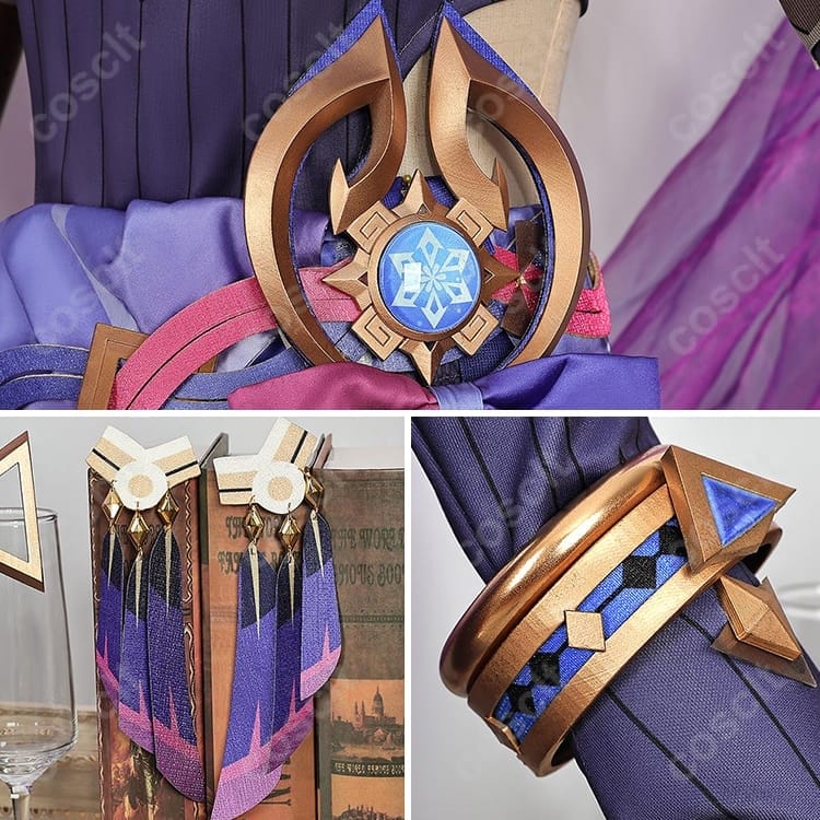 原神 シトラリ コスプレ衣装｜レオタードセット 高再現で撮影映え、長時間も快適 - 4枚目の画像