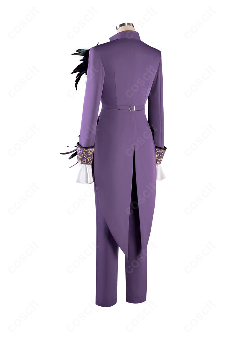 第五人格 フレデリック・クレイバーグ衣装 バックビュー。背面の切り替えと裾さばき、装飾配置の全体ディテール