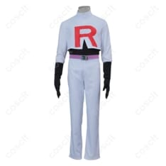 ポケモン コジロウ（ロケット団）制服コスプレ｜高再現シルエットで快適、イベント・撮影に最適 - 1枚目の画像（サムネイル）