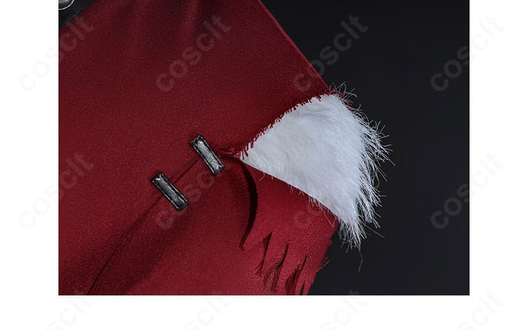 肩〜袖の装飾ディテール。縁取りとパイピング、ステッチワークの拡大画像