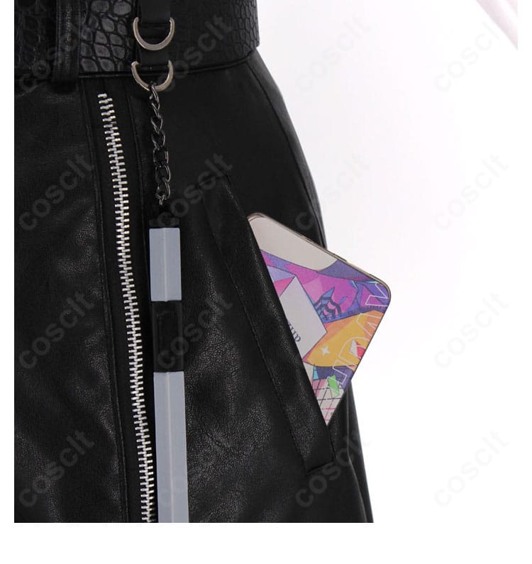 恋と深空 プレイヤー 特別任務コスプレ衣装 フラップポケット周辺の装飾。機能的デザインを再現