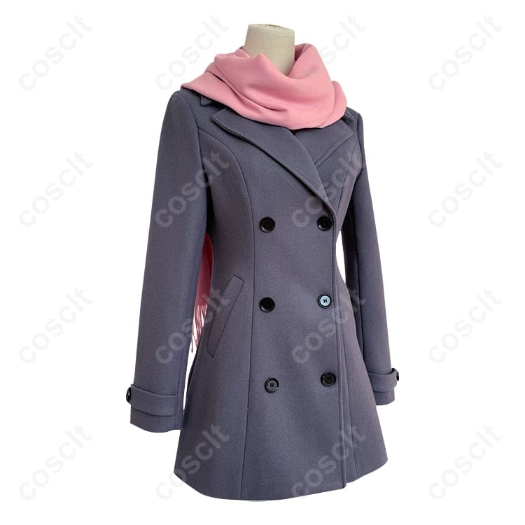 ノラガミ 壱岐ひより 冬服コート＋マフラー｜高再現で着心地◎ 撮影・イベントに最適 - 2枚目の画像