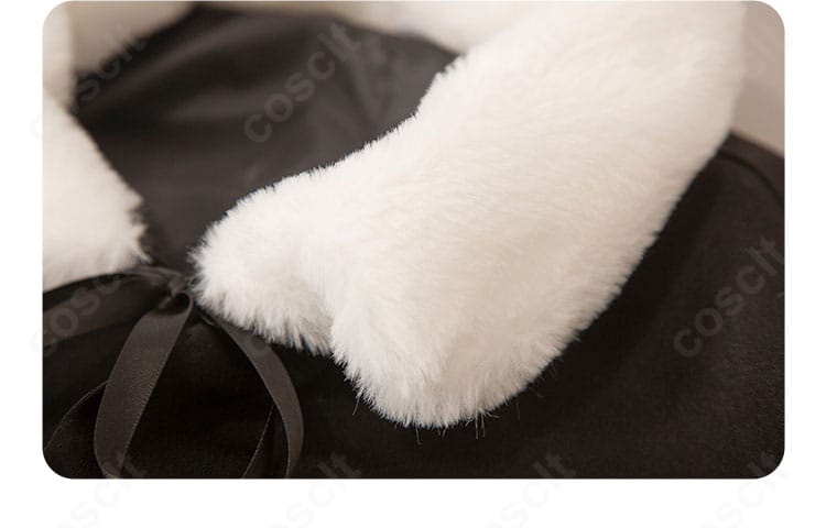 春日野穹 コスプレ冬服のマントに施されたファー装飾ディテール