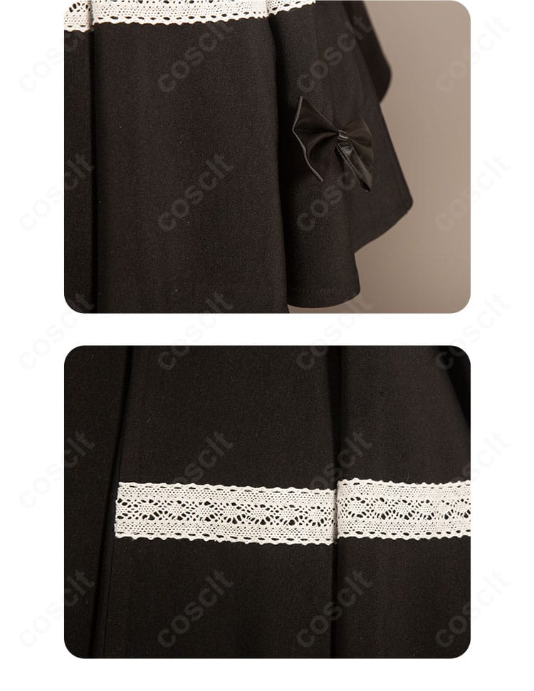 春日野穹 冬服コスプレ衣装のスカート装飾細部