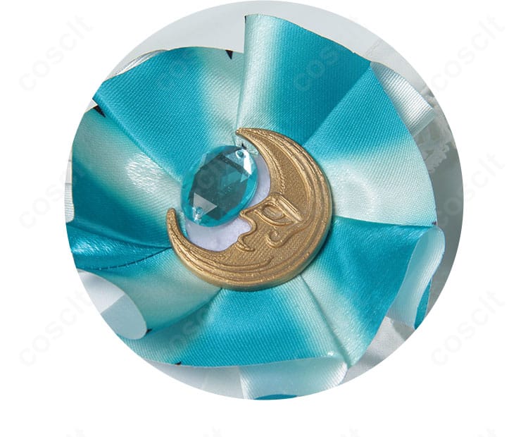 セット付属アクセサリー一式（髪飾り、胸飾り、メガネ）。キャラクター性を高める必須小物。