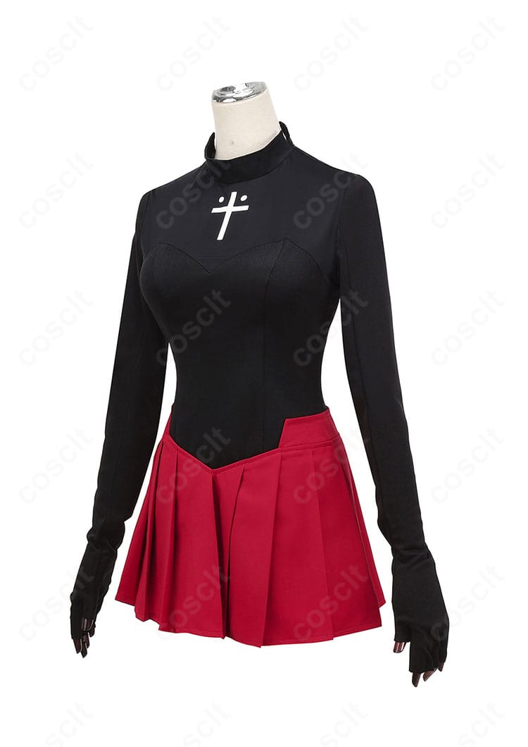 商品側面のシルエット。ウエストラインから裾へかけての落ち感とプリーツの立体感を示すサイドビュー。