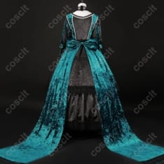 黒執事 シエル 緑の魔女編ドレス 高再現で上品、イベントや撮影も快適 - 3枚目の画像（サムネイル）