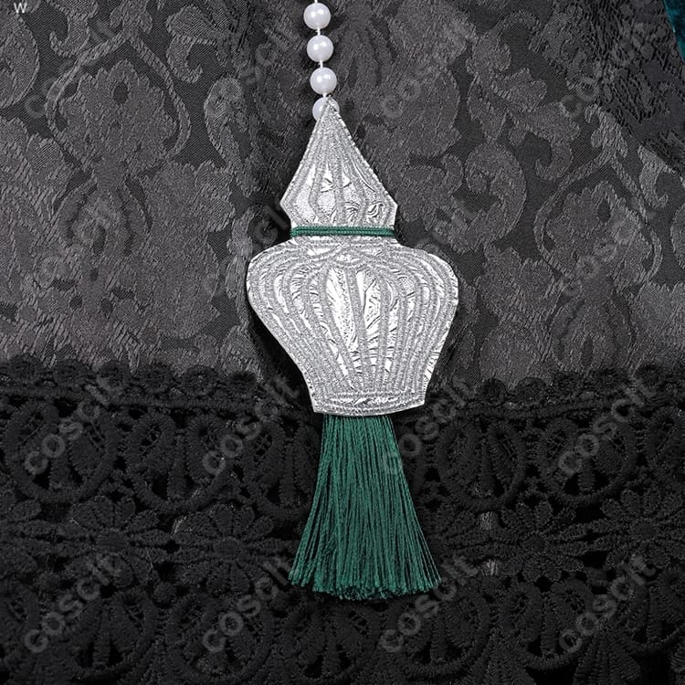 黒執事 シエル 緑の魔女編ドレス 高再現で上品、イベントや撮影も快適 - 5枚目の画像