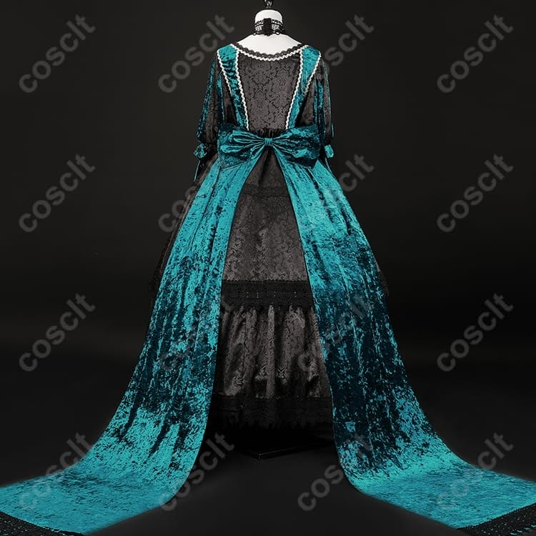 黒執事 シエル 緑の魔女編ドレス 高再現で上品、イベントや撮影も快適 - 3枚目の画像