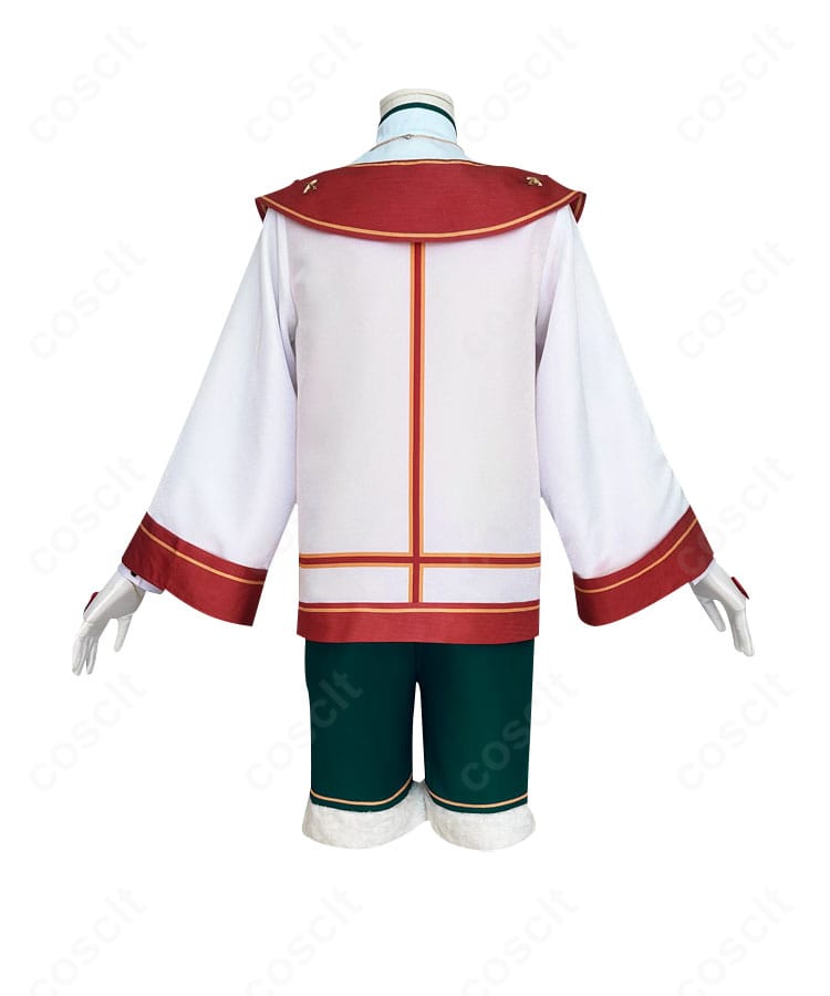 あんさんぶるスターズ! 紫之 創 スタフェス衣装の背面図。背中の装飾バランスとコート裾のシルエットを示す画像。