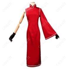 黒ツチ 第四次忍界大戦コスプレ｜軽やかで動きやすい赤チャイナと片袖マントで高再現 - 5枚目の画像（サムネイル）