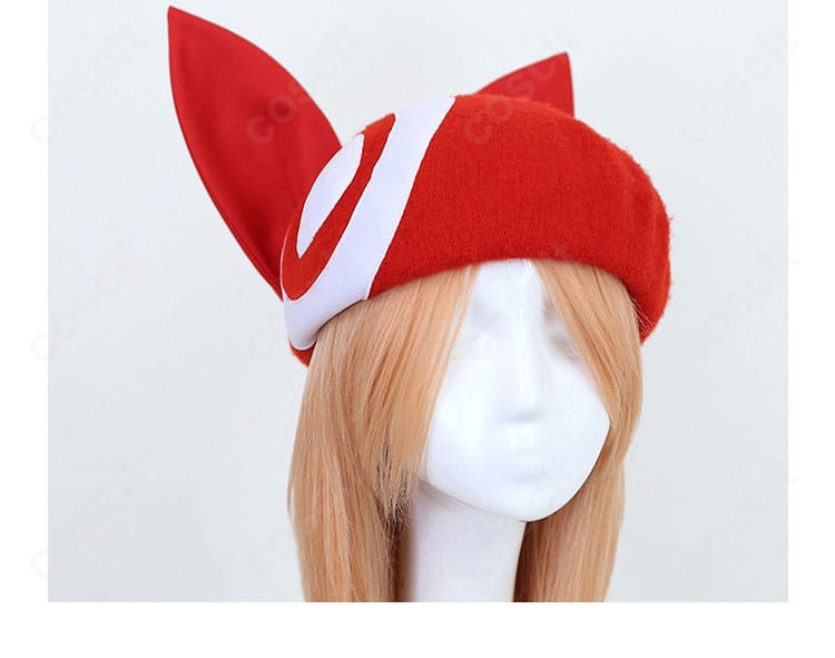 ハルカ衣装の帽子ディテール、形状とロゴ風意匠の再現