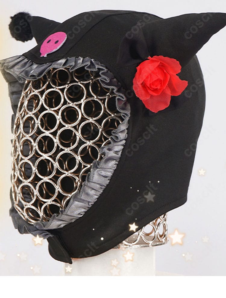 喜多川海夢 コラボ衣装のヘッドアクセ（頭套装飾）詳細。クロミを想起させる特徴的なモチーフが際立つ。