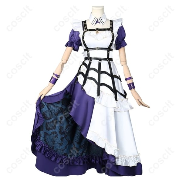 にじさんじ 狂蘭メロコ 新衣装メイド服 高再現で着脱ラク、撮影映えの上品デザイン