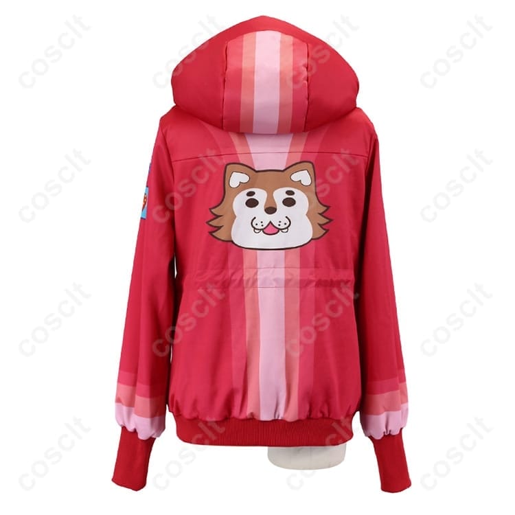 DbD フェン・ミン『赤ずきんゲーマー』コスプレ 高再現で撮影映え、着脱ラクなフードコート - 2枚目の画像