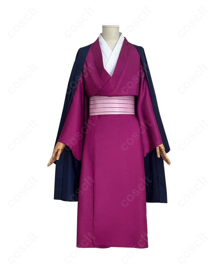 宇髄天元 コスプレ衣装の正面全身写真。鬼滅の刃 柱稽古編の忍装束を忠実に表現したフロントビュー。