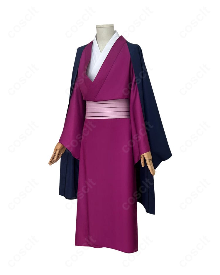 宇髄天元 コスプレ衣装の側面写真。肩や腰周りのラインと装飾の厚み、シルエットの美しさを確認できる。