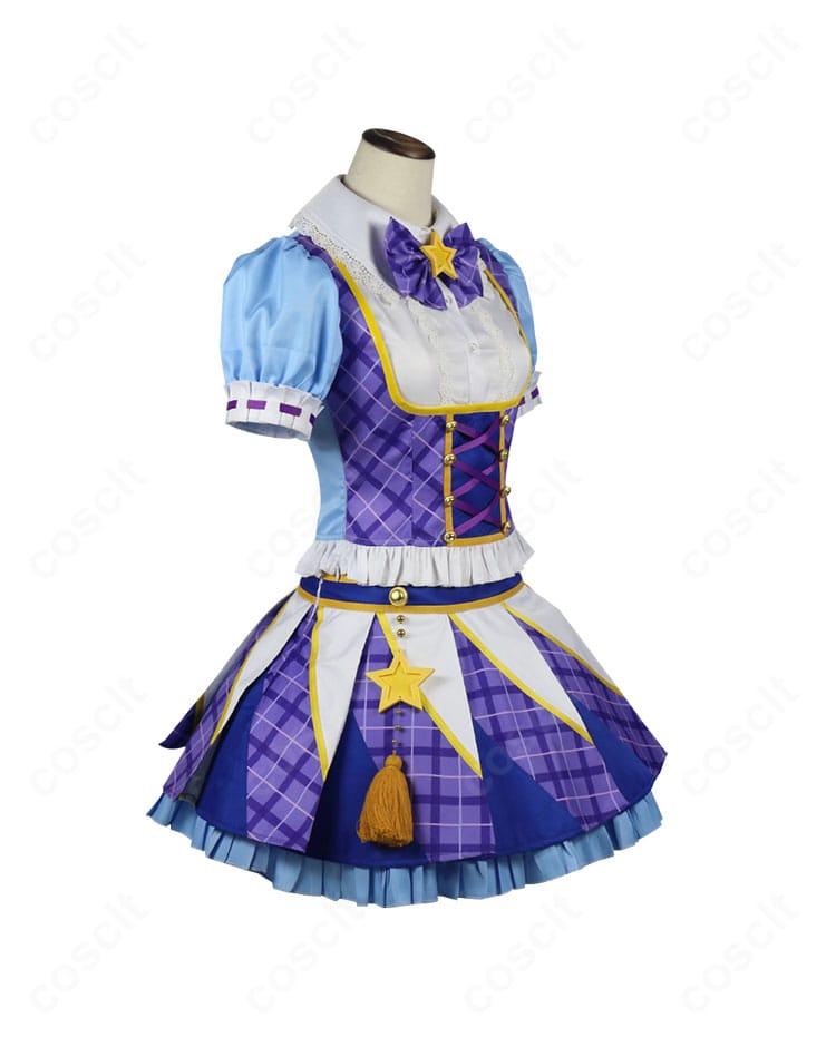 氷上スミレ 衣装の右側面。袖口やサイド装飾の配置、ラインの流れが分かるアングル。