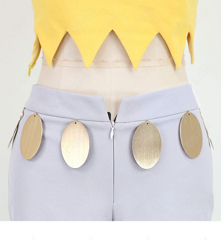 ズボン装飾のクローズアップ。HGSSの意匠に沿ったラインとパーツ配置でキャラクター性を再現。