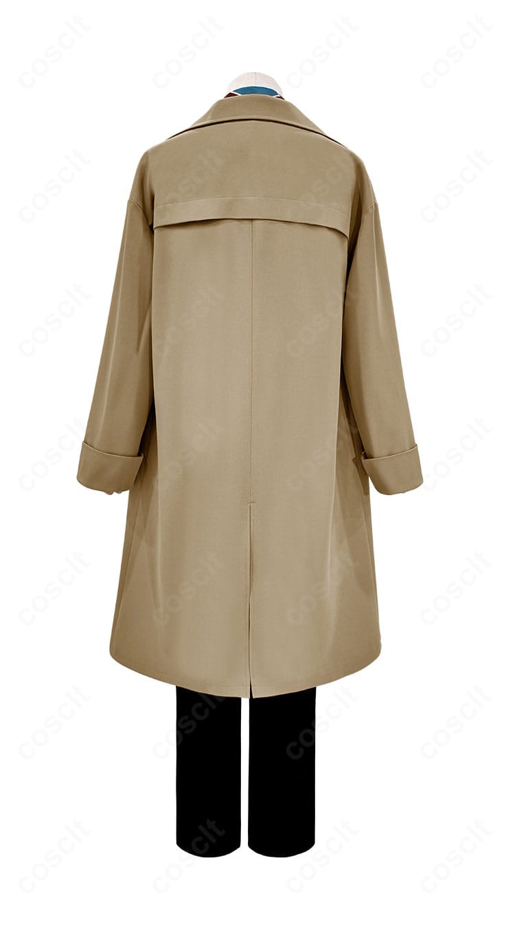 SAKAMOTO DAYS 南雲 コスプレ衣装の背面。コートの後ろ姿とベントのラインが分かるディテール