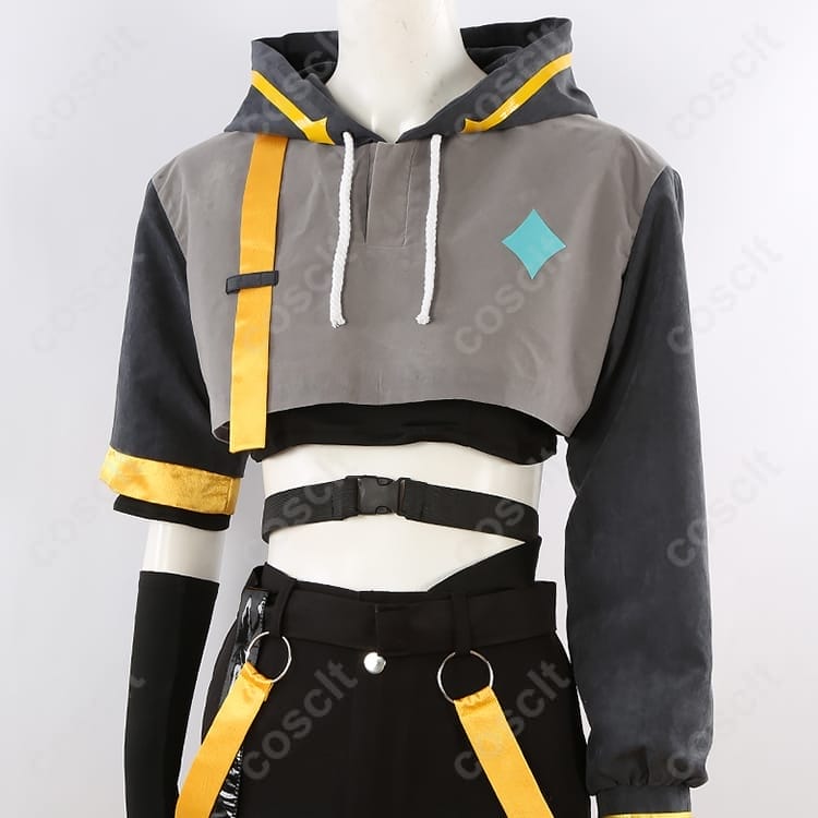 原神 空（旅人）コスプレ衣装 通常衣装。美シルエットで高再現、撮影・イベントに最適 - 4枚目の画像