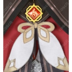 原神 胡桃（フータオ）残雪に咲く紅 コスプレ 衣装一式 高再現で撮影映え、着脱もラク - 4枚目の画像（サムネイル）