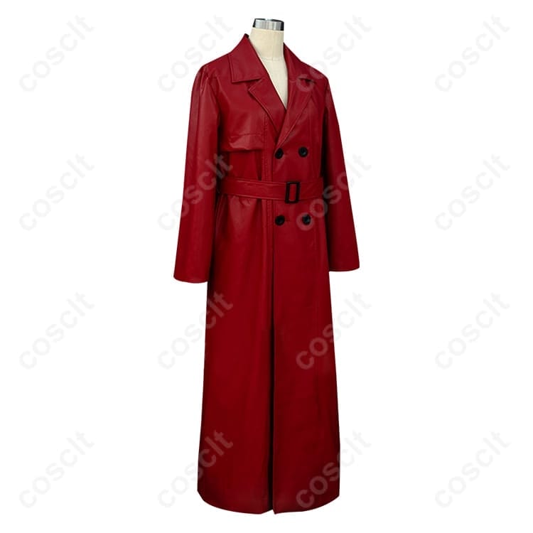 赤い傘の男 コスプレ衣装 コート。再現度と着心地を両立、撮影・イベントに最適 - 2枚目の画像