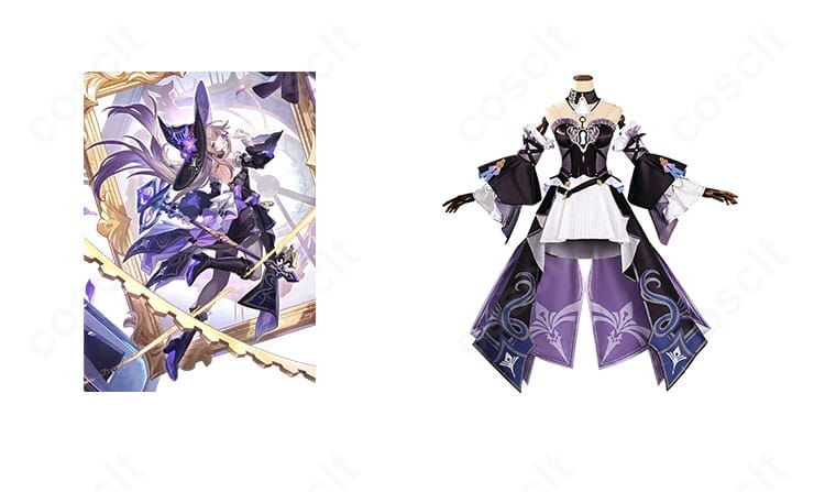 商品正面とキャラクターの組み合わせ。崩壊：スターレイル マダム・ヘルタのフルセット衣装全体像