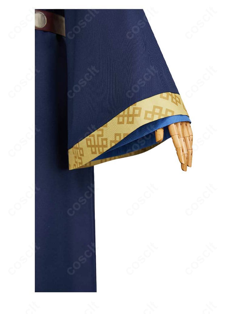 薬屋のひとりごと 壬氏 園遊会衣装の袖口装飾。細部の仕立てとコントラスト配色を確認。