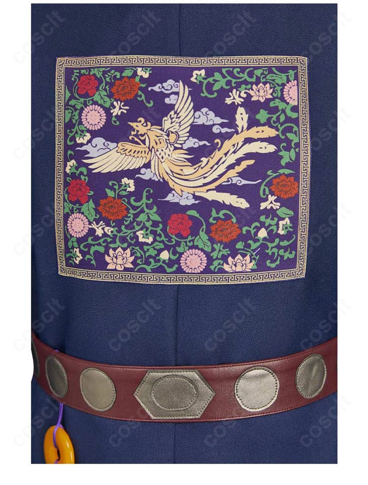 薬屋のひとりごと 壬氏 園遊会衣装の衣襟ディテール。キャラクター特有の意匠を丁寧に再現。