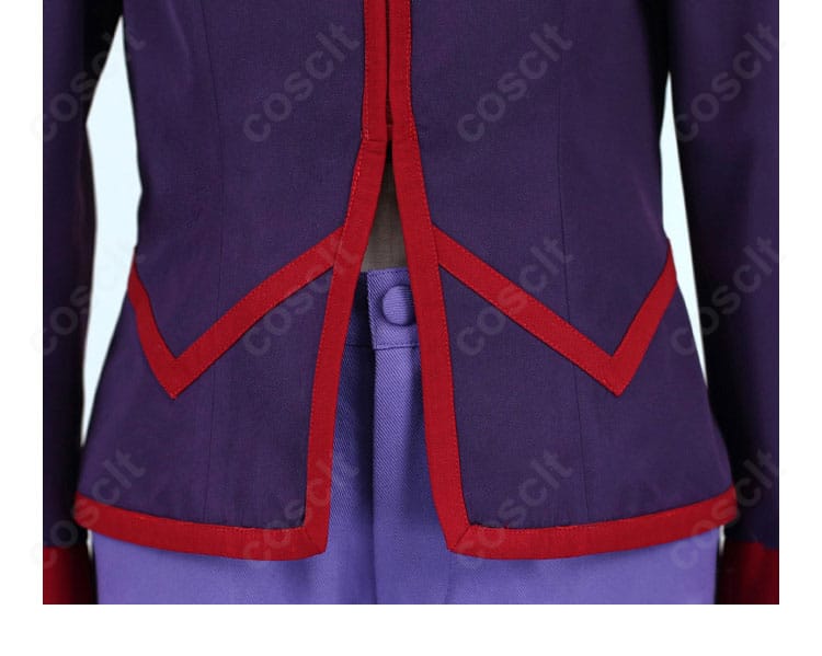 シルバー衣装 上着の裾ディテール。きれいな落ち感と端処理の仕上がり