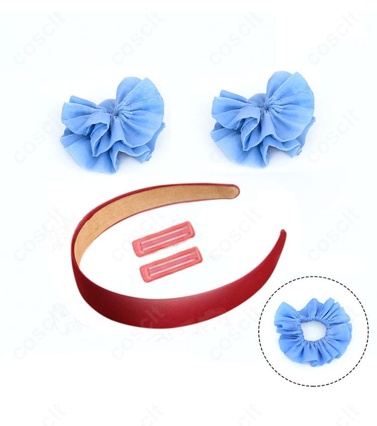 ミタ セーラー服の髪飾り・カチューシャのクローズアップ。質感と装着イメージが分かる詳細写真。