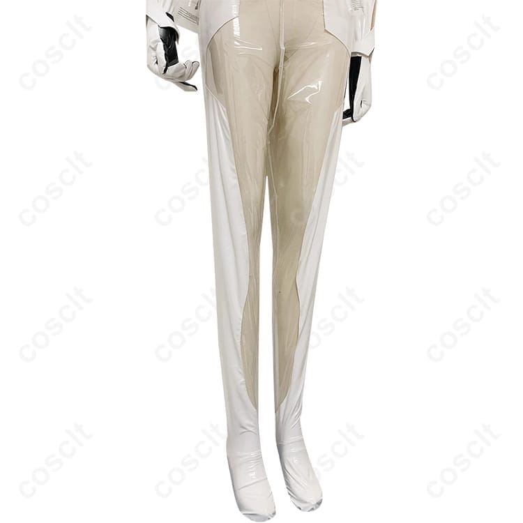 勝利の女神：NIKKE シンデレラ 白レオタード 高再現で長時間も快適、撮影に強い一着 - 4枚目の画像