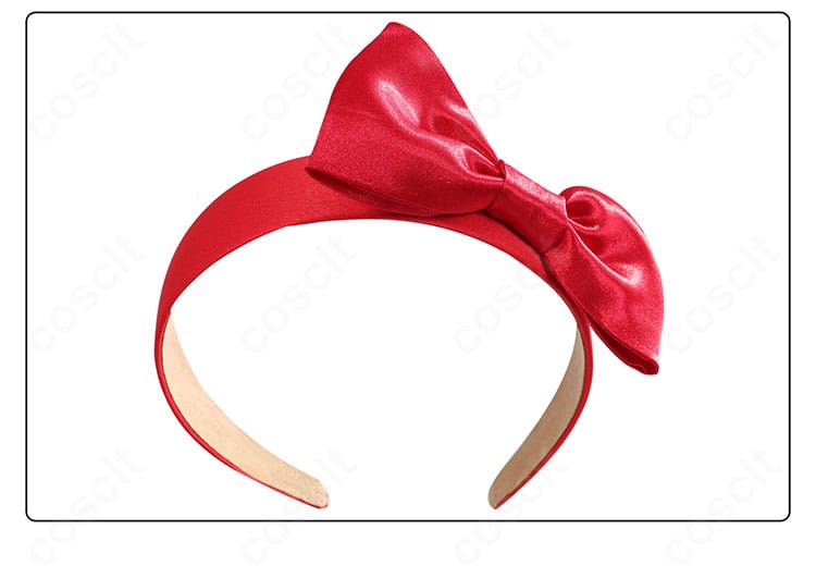 園田海未衣装の発飾り（ヘッドアクセ）。カチューシャのデザインと装着イメージを再現