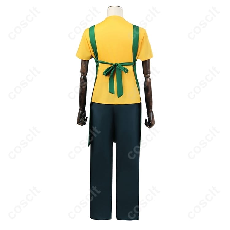 坂本太郎のエプロン作業服を高再現。通気性◎で動きやすいコスプレ衣装セット - 3枚目の画像