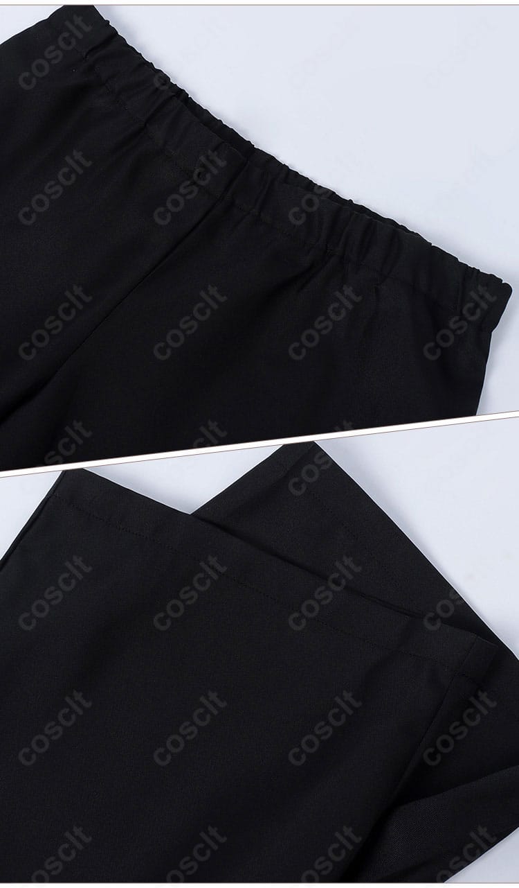 ショートパンツの装飾とステッチの近接写真｜シエル コスプレ