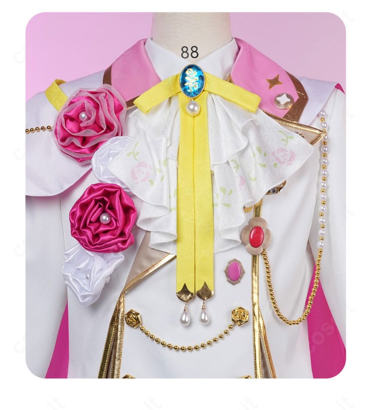 リボン装飾ディテール。結び目の形状と艶、固定位置の安定感を示す近接写真。